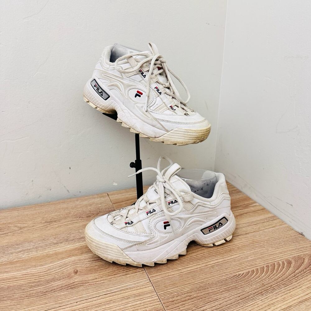 Fila Disruptor II White Sneakers Women’s Size 7.5